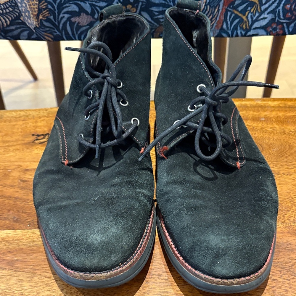 Donald J. Pliner Dark Suede Chukka Boots